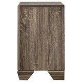Kauffman Washed Taupe 2-Drawer Nightstand by Coaster at Eve Furniture
