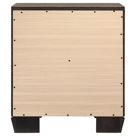 Kauffman Washed Taupe 2-Drawer Nightstand by Coaster at Eve Furniture
