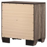 Kauffman Washed Taupe 2-Drawer Nightstand by Coaster at Eve Furniture