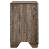 Kauffman Washed Taupe 2-Drawer Nightstand by Coaster at Eve Furniture