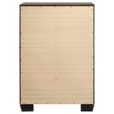 Kauffman Washed Taupe 5-Drawer Chest by Coaster at Eve Furniture