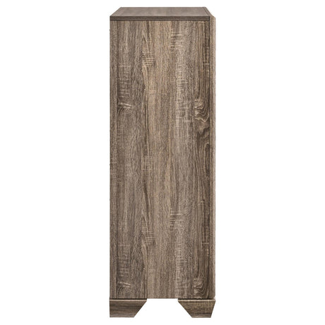 Kauffman Washed Taupe 5-Drawer Chest by Coaster at Eve Furniture