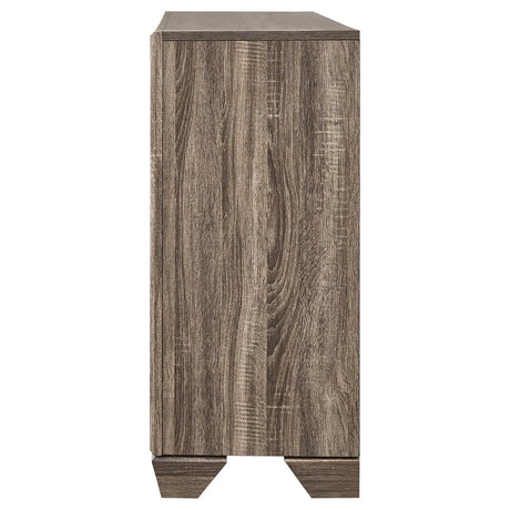 Kauffman Washed Taupe 6-Drawer Dresser by Coaster at Eve Furniture