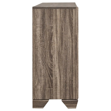 Kauffman Washed Taupe 6-Drawer Dresser by Coaster at Eve Furniture