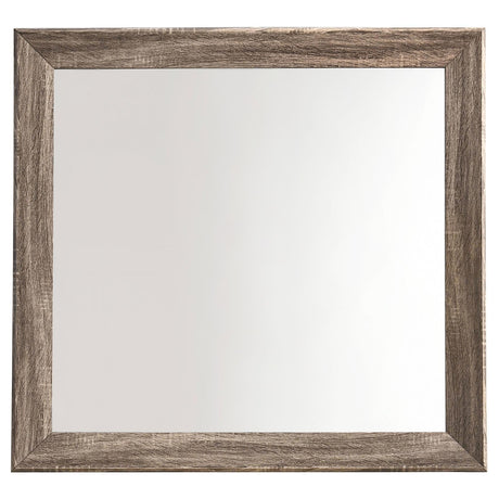 Kauffman Washed Taupe Rectangular Mirror by Coaster at Eve Furniture