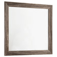 Kauffman Washed Taupe Rectangular Mirror by Coaster at Eve Furniture