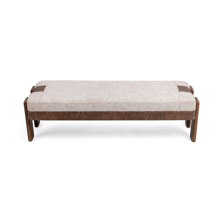 Kava Cocoa Latte Accent Bench by Classic Home at Eve Furniture