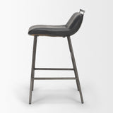 Kavalan Backless 33.5in Seat Counter Stool | Chocolate Leather by Mercana at Eve Furniture