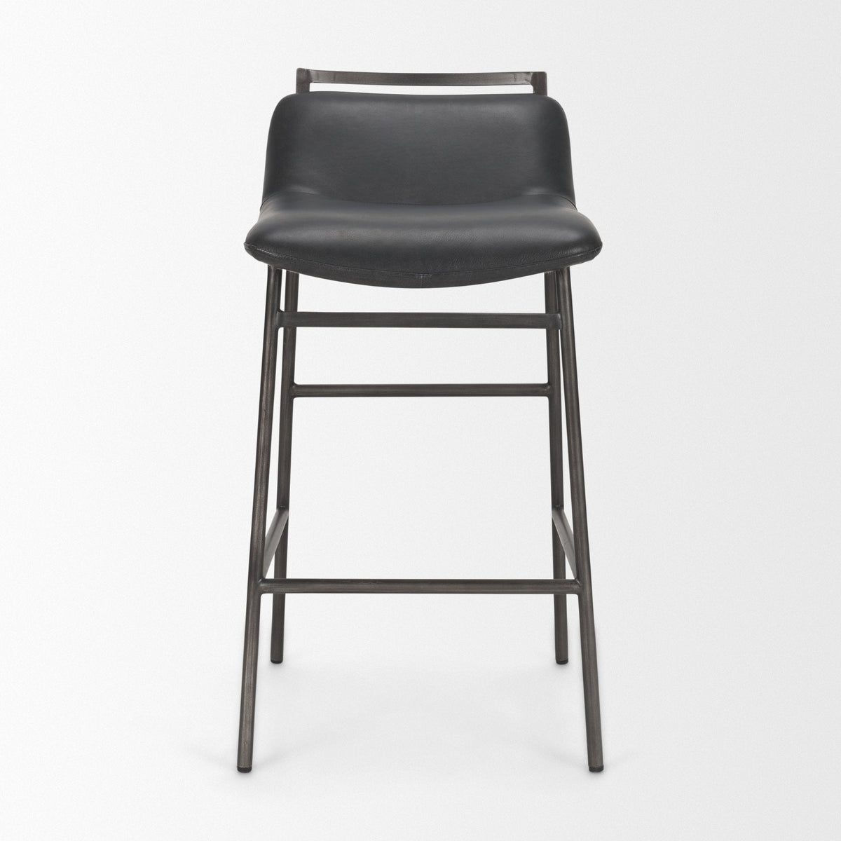 Kavalan Backless 33.5in Seat Counter Stool | Chocolate Leather by Mercana at Eve Furniture