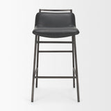 Kavalan Backless 33.5in Seat Counter Stool | Chocolate Leather by Mercana at Eve Furniture