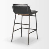 Kavalan Backless 33.5in Seat Counter Stool | Chocolate Leather by Mercana at Eve Furniture