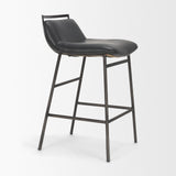Kavalan Backless 33.5in Seat Counter Stool | Chocolate Leather by Mercana at Eve Furniture