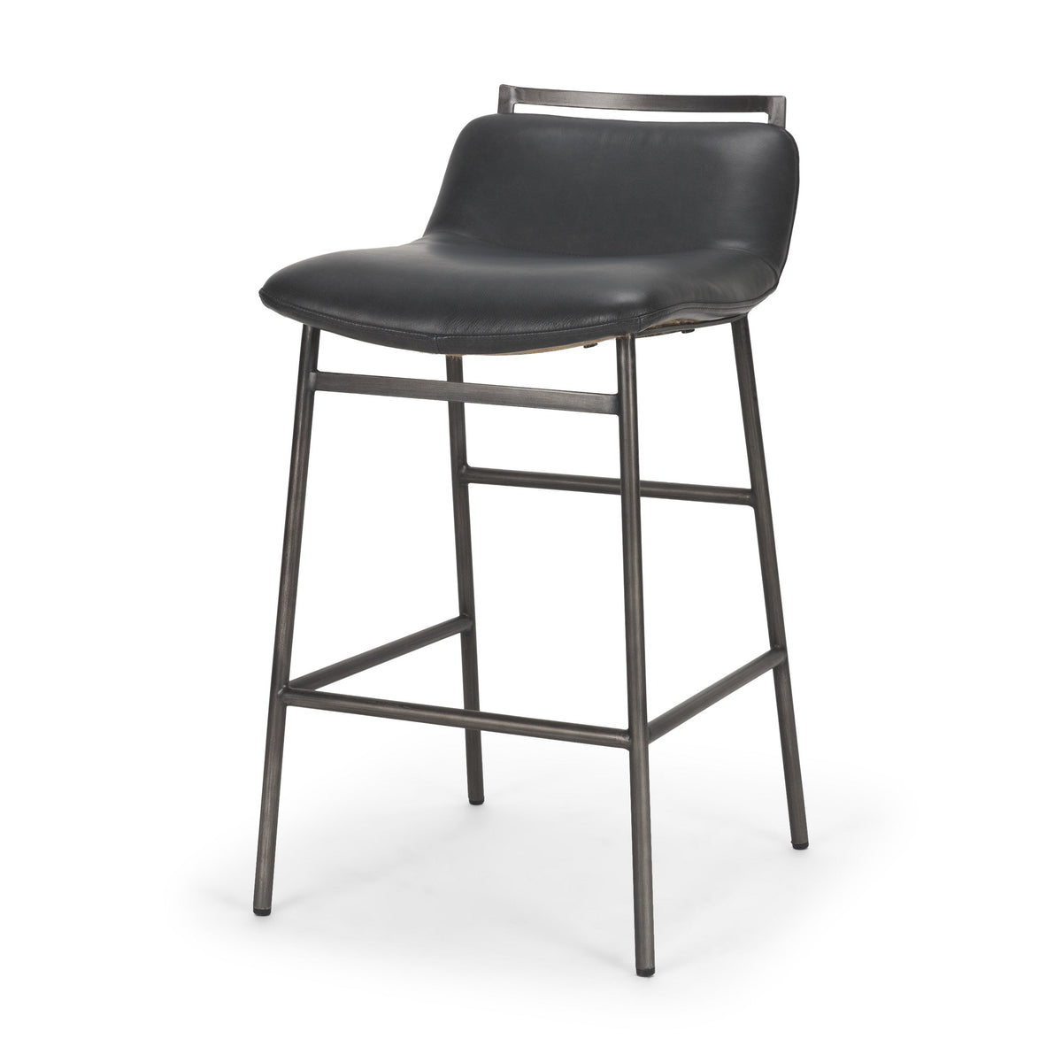 Kavalan Backless 33.5in Seat Counter Stool | Chocolate Leather by Mercana at Eve Furniture