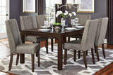 Kavanaugh Dark Brown Extendable Dining Table by Homelegance at Eve Furniture