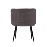 Kaya Dining Chair in Grey by Manhattan Comfort at Eve Furniture