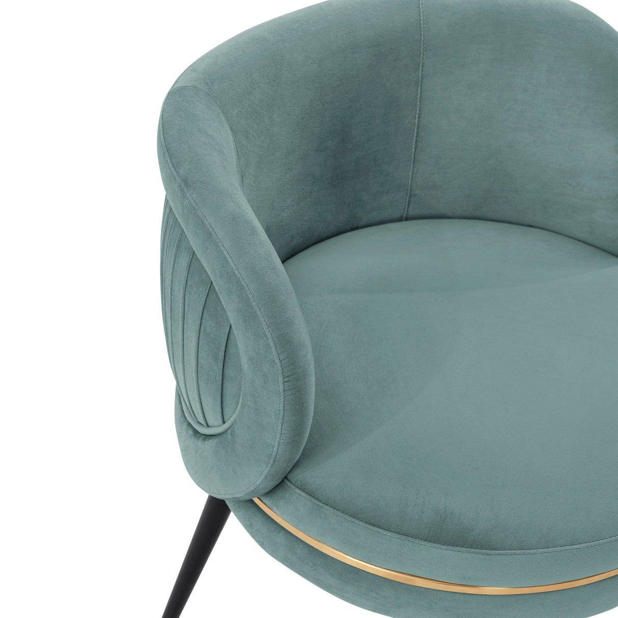 Kaya Dining Chair in Mint Green by Manhattan Comfort at Eve Furniture