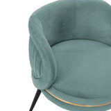 Kaya Dining Chair in Mint Green by Manhattan Comfort at Eve Furniture