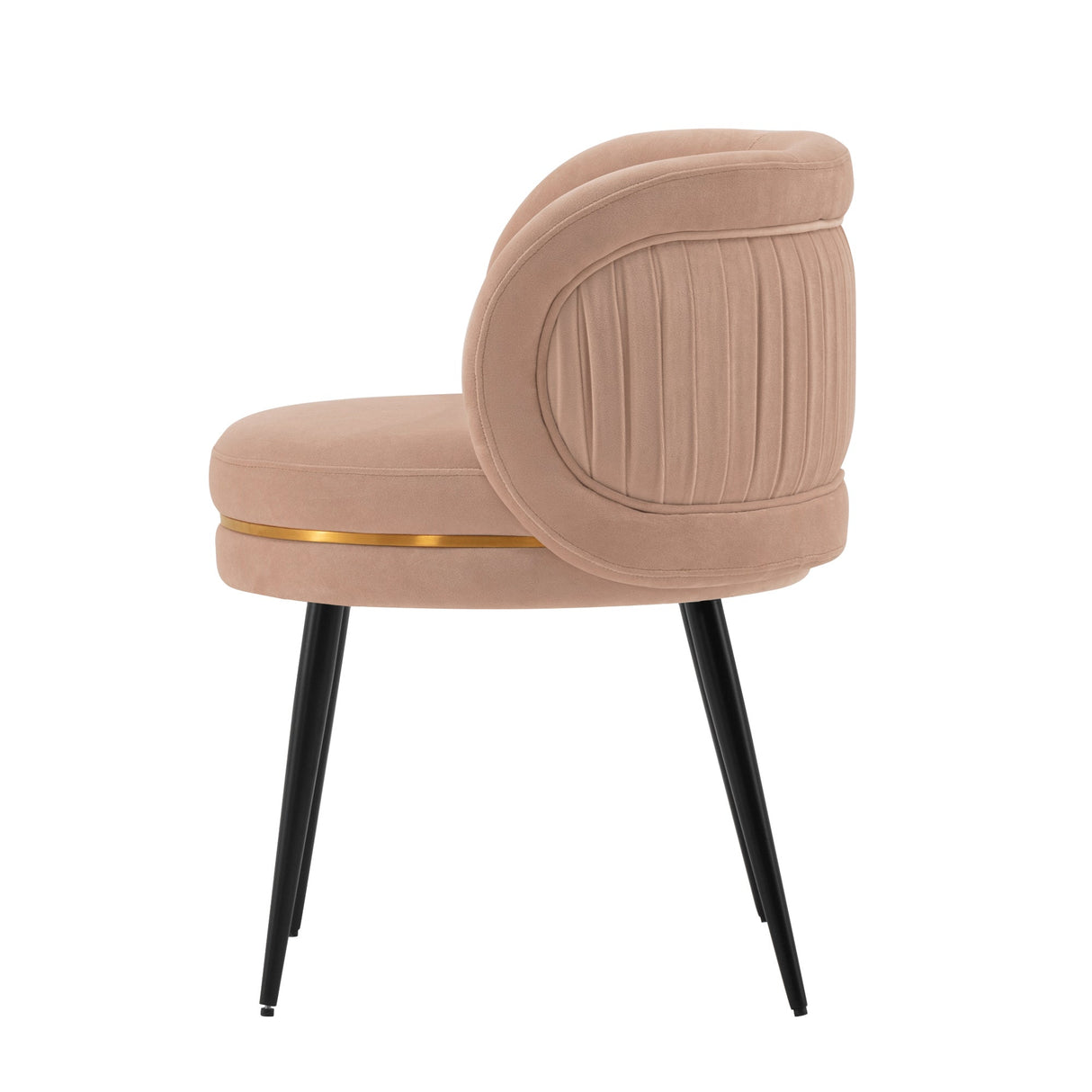 Kaya Dining Chair in Nude by Manhattan Comfort at Eve Furniture