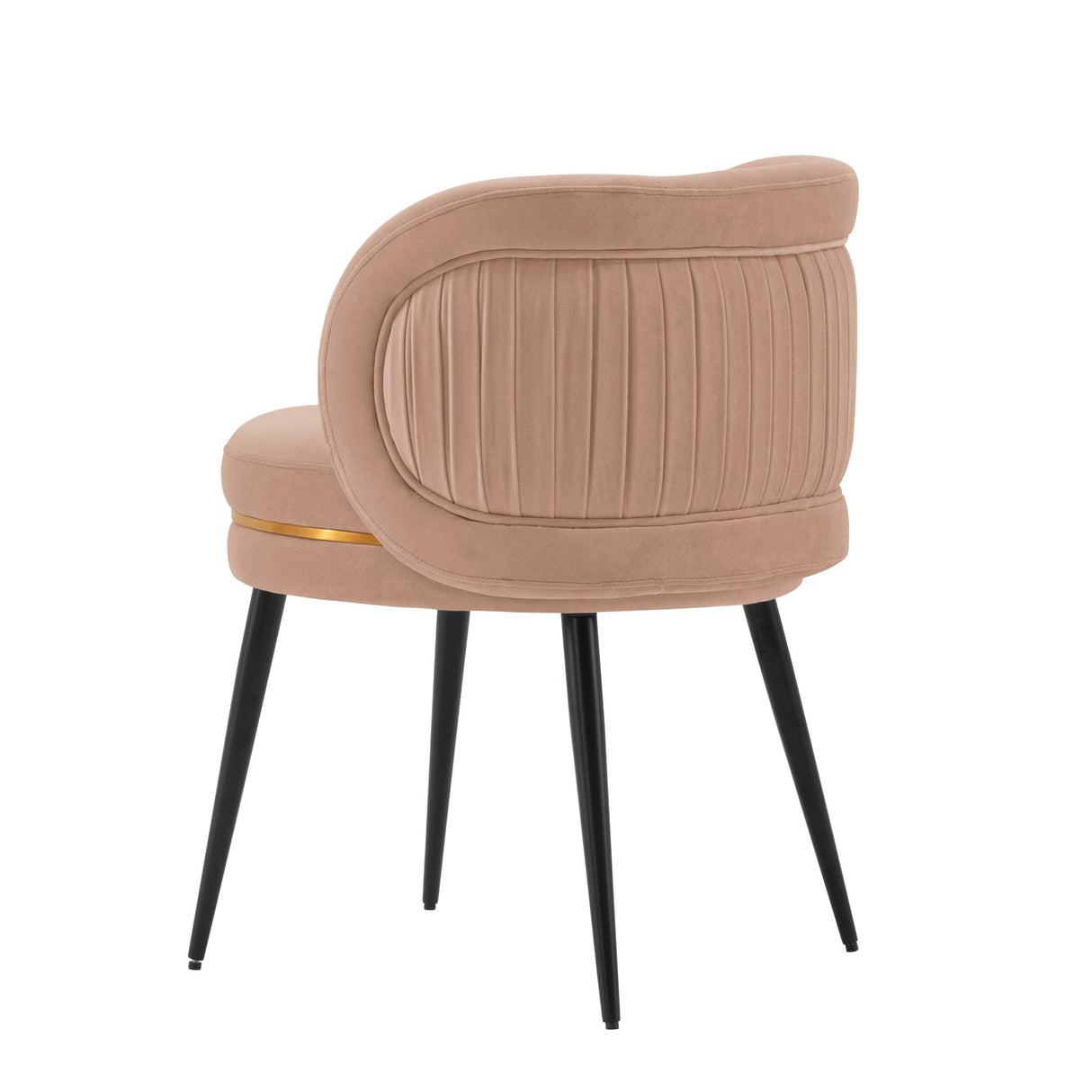 Kaya Dining Chair in Nude by Manhattan Comfort at Eve Furniture