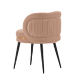 Kaya Dining Chair in Nude by Manhattan Comfort at Eve Furniture