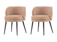 Kaya Dining Chair in Nude (set of 2) by Manhattan Comfort at Eve Furniture