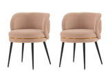 Kaya Dining Chair in Nude (set of 2) by Manhattan Comfort at Eve Furniture