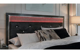 Kaydell Black Queen Upholstered Panel Bed by Ashley at Eve Furniture