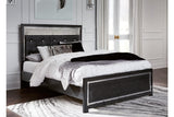 Kaydell Black Queen Upholstered Panel Bed by Ashley at Eve Furniture