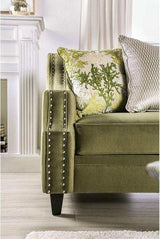 Kaye Green Stationary Sofa & Loveseat by Furniture of America at Eve Furniture