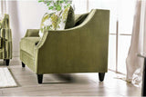 Kaye Green Stationary Sofa & Loveseat by Furniture of America at Eve Furniture