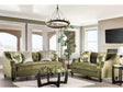 Kaye Green Stationary Sofa & Loveseat by Furniture of America at Eve Furniture