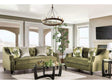 Kaye Green Stationary Sofa & Loveseat by Furniture of America at Eve Furniture