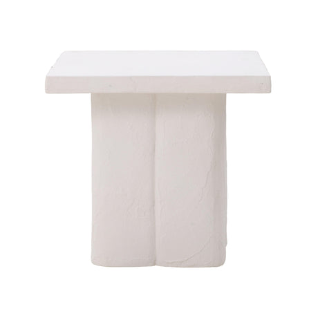 Kayla Concrete Indoor / Outdoor Side Table by TOV Furniture at Eve Furniture