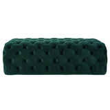 Kaylee Velvet Ottoman by TOV Furniture at Eve Furniture
