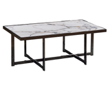 Kayley 47.5″ Sintered Stone Cocktail Table by Steve Silver at Eve Furniture