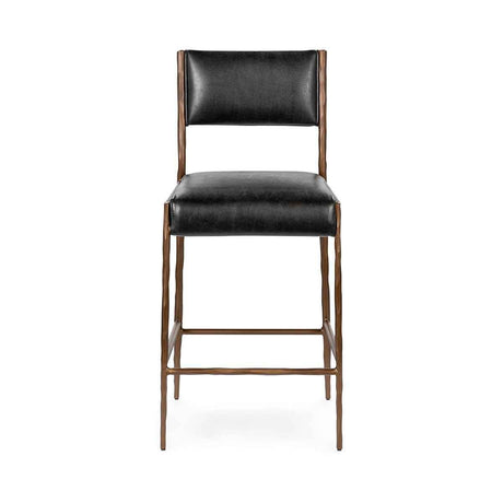 Kayne Counter Stool - Jet Black by Classic Home at Eve Furniture