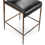 Kayne Counter Stool - Jet Black by Classic Home at Eve Furniture