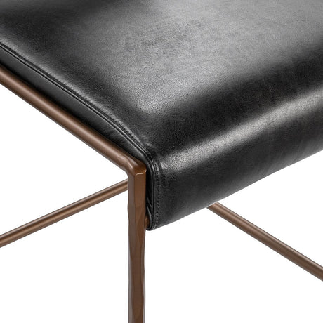 Kayne Counter Stool - Jet Black by Classic Home at Eve Furniture