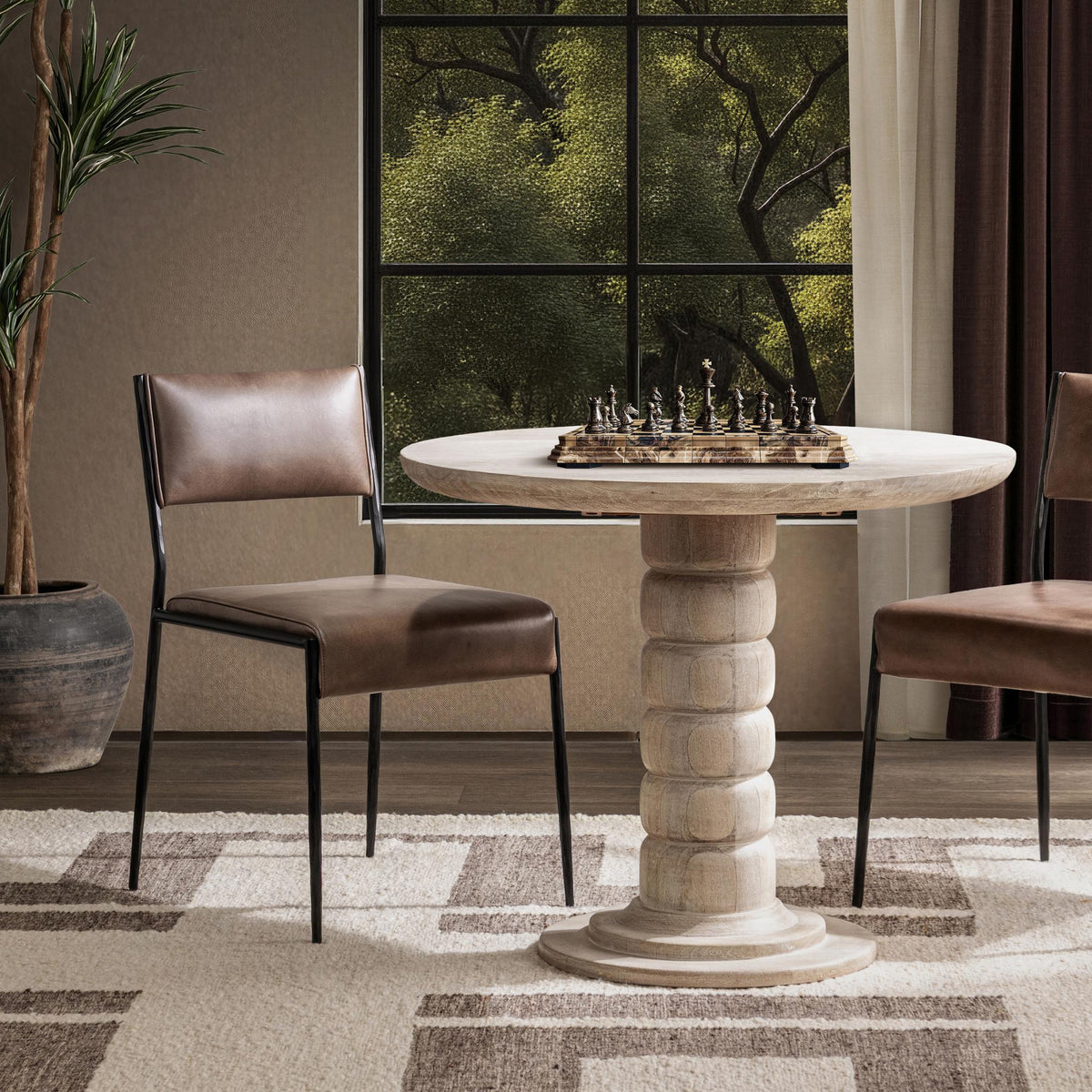 Kayne Sand Dining Chair Set of 2 by Classic Home at Eve Furniture