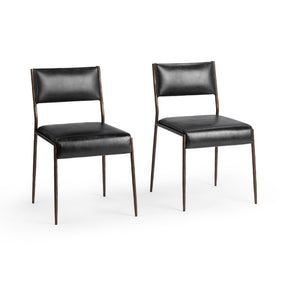 Kayne Jet Black Dining Chair Set of 2 by Classic Home at Eve Furniture