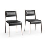 Kayne Jet Black Dining Chair (Set of 2) by Classic Home at Eve Furniture