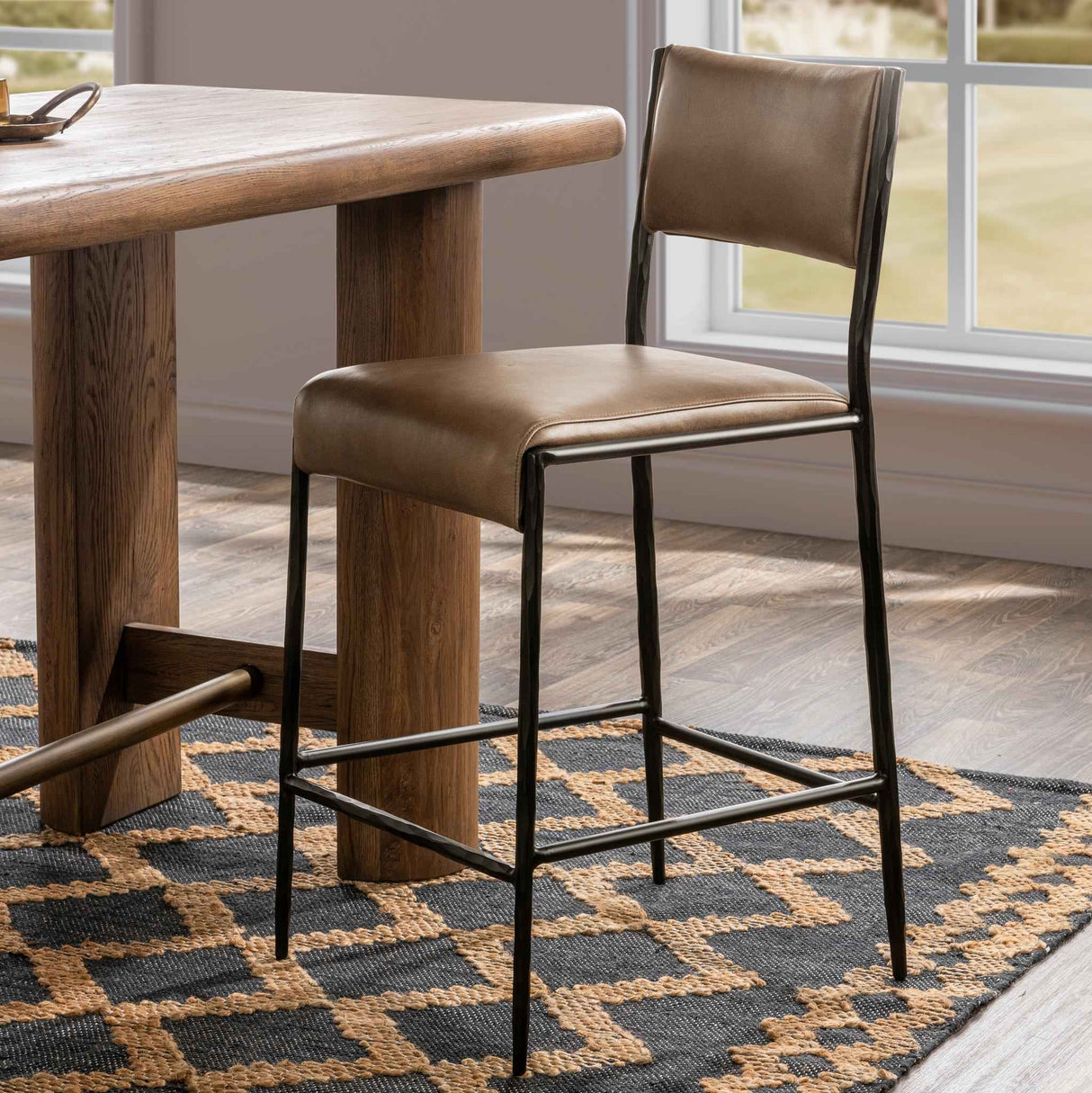 Kayne Sand Counter Stool by Classic Home at Eve Furniture