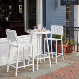 Kayu White Outdoor Barstool by Zuomod at Eve Furniture