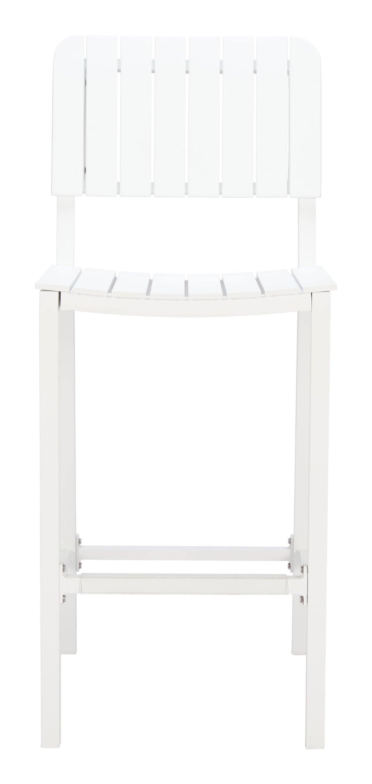 Kayu White Outdoor Barstool by Zuomod at Eve Furniture