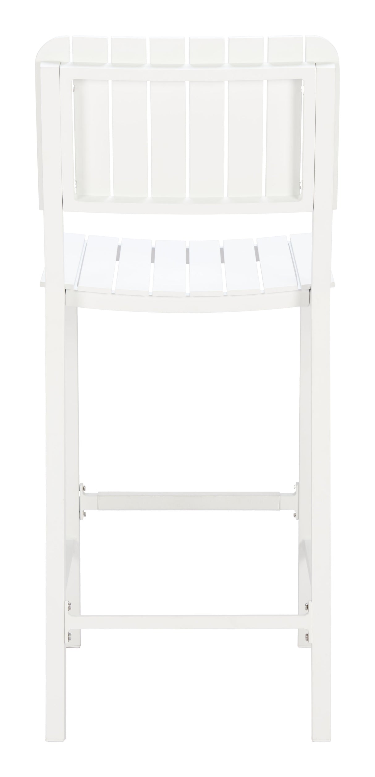 Kayu White Outdoor Barstool by Zuomod at Eve Furniture