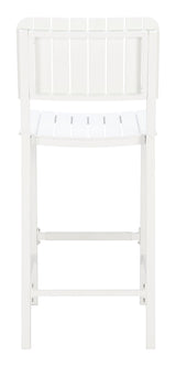 Kayu White Outdoor Barstool by Zuomod at Eve Furniture