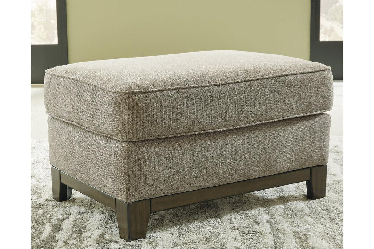 Kaywood Granite Ottoman by Ashley at Eve Furniture