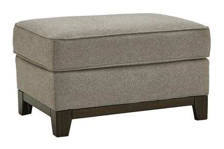 Kaywood Granite Ottoman by Ashley at Eve Furniture