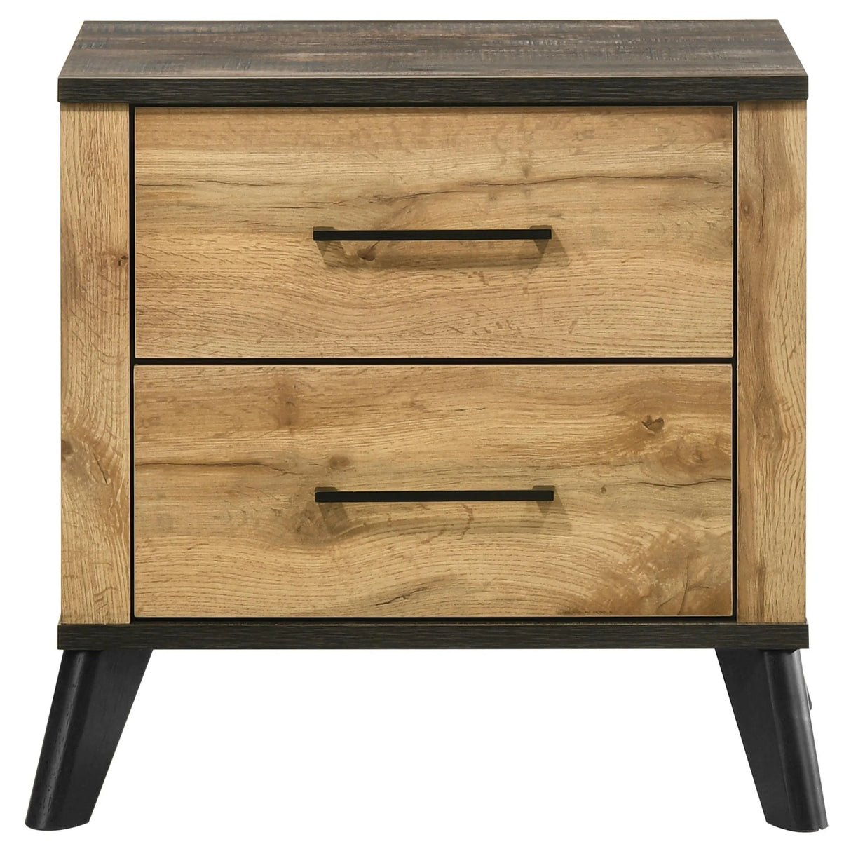 Kaywood Natural Pine 2-drawer Nightstand Bedside Table by Coaster at Eve Furniture