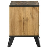 Kaywood Natural Pine 2-drawer Nightstand Bedside Table by Coaster at Eve Furniture